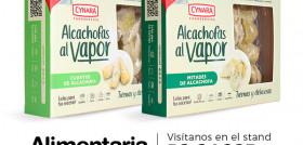 Alcachofas al vapor Alimentaria CYNARA Hosteleria