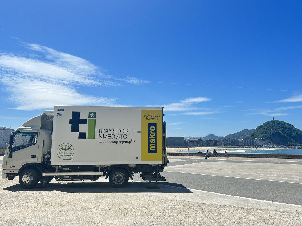 Camion electrico Makro San Sebastian